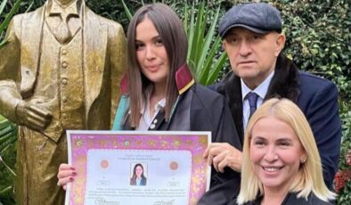 Sinan Engin’in kızı Elif Engin avukat oldu