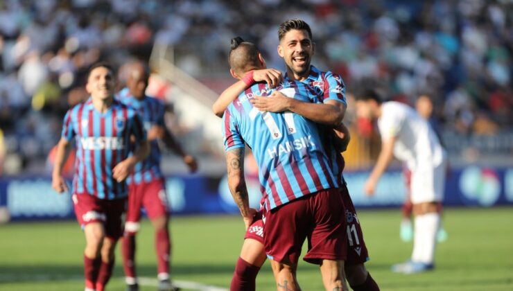 Trabzosnpor’da Hamsik ve Bakasetas sevinci