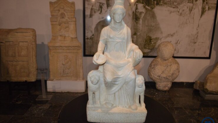 1700 yıllık Kybele heykeli, Afyonkarahisar’a getirildi