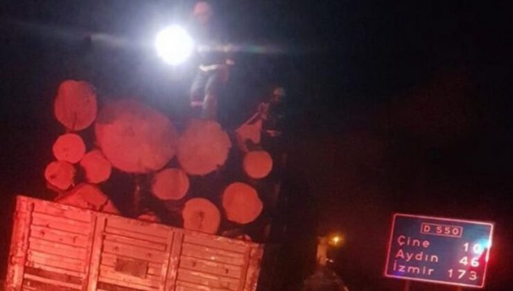 Aydın’da itfaiyenin hızlı müdahalesi, faciayı önledi