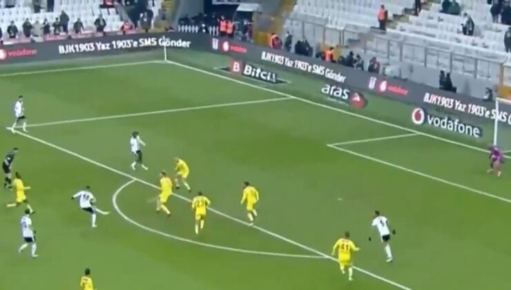 Beşiktaş’ta Ghezzal mükemmel bir gol attı