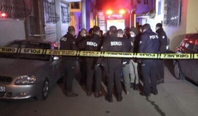 Bursa’da eşini öldüren şüpheli, evi ateşe verdi