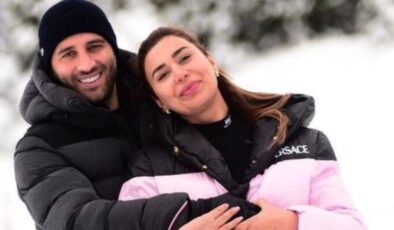 Ebru Şancı ailesiyle kar tatiline çıktı