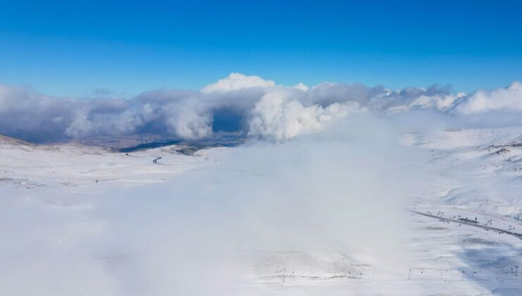 Erciyes’te kar kalınlığı 50 santimetreye ulaştı