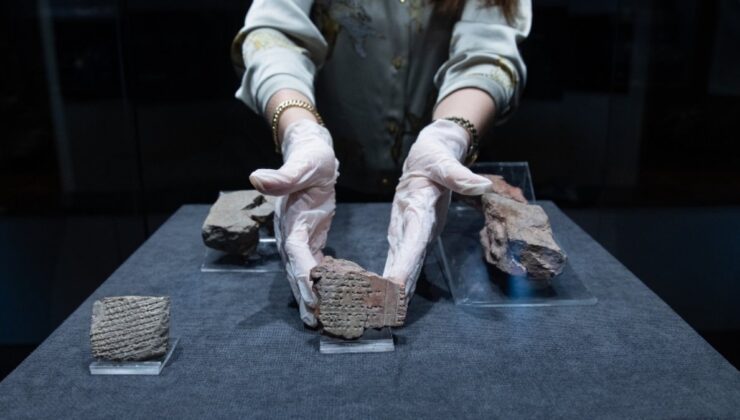 Hititlerin 3 bin 500 yıllık tabletleri, ziyaretçileriyle buluştu