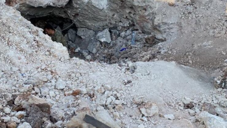 Mardin’de 6 PKK’lının öldürüldüğü mağara kullanılamaz hale getirildi