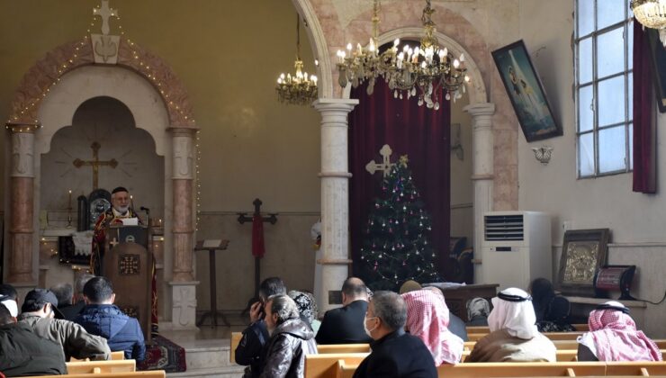 Mehmetçik’in terörden temizlediği Rasulayn’da Noel kutlaması
