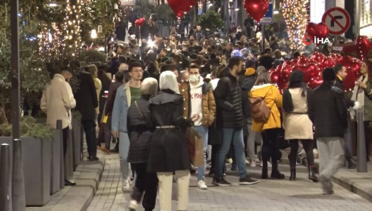 Nişantaşı’nda yılbaşı yoğunluğu