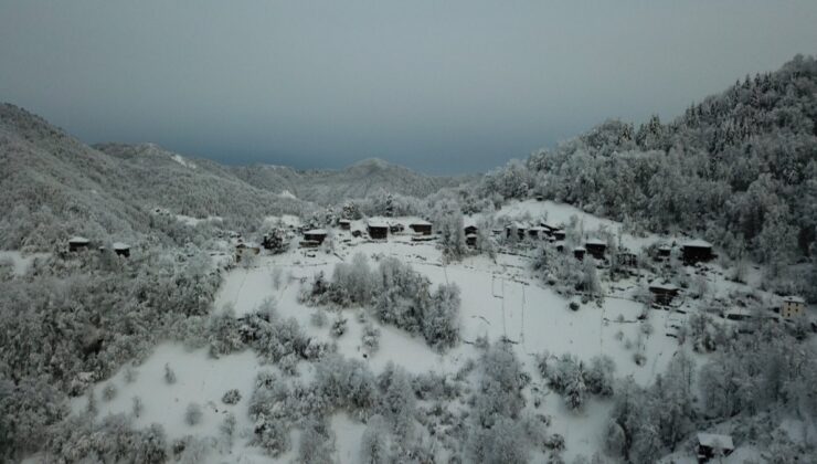 Rize’de 283 köy yolu kar nedeniyle ulaşıma kapandı