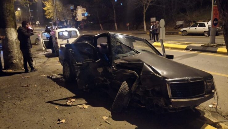 Sakarya’da gerçekleşen kazada boynu camdan çıktı