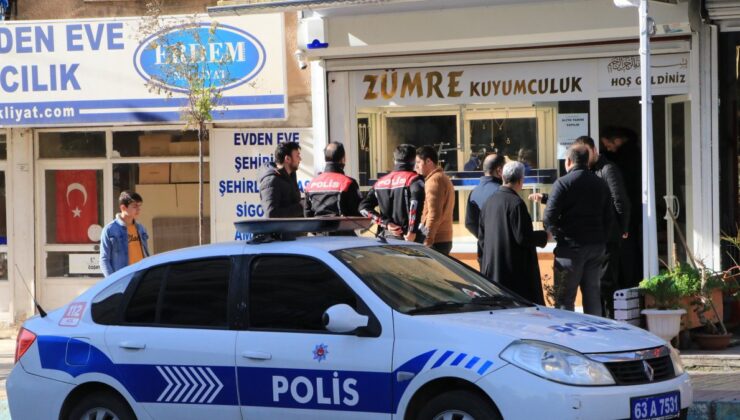 Şanlıurfa’da kuyumcuyu vurup, 1 kilo altın çaldılar