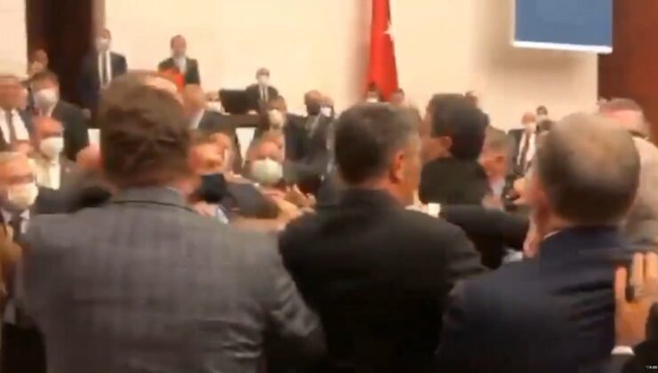 TBMM’de AK Partili ve CHP’li vekiller arasında yumruk yumruğa kavga