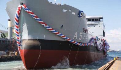 Türkiye’nin ilk lojistik destek gemisi görevde