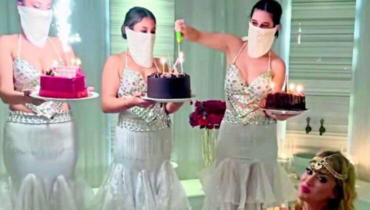 Yeliz Yeşilmen’e hamamda doğum günü