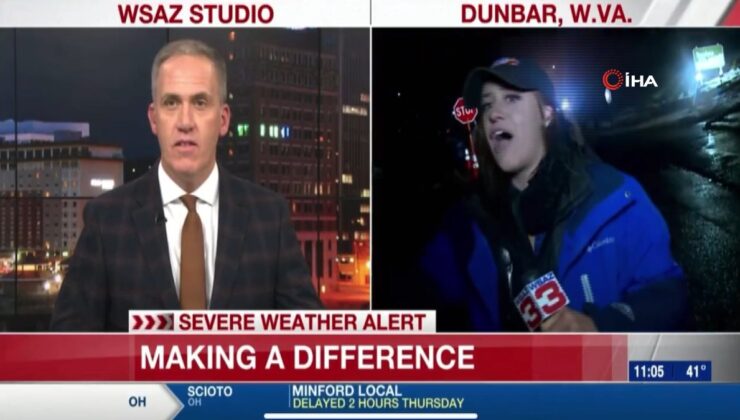 ABD’de muhabire canlı yayında araba çarptı