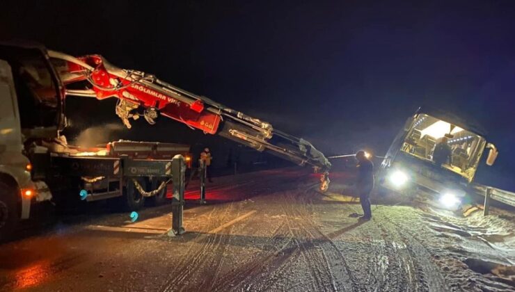 Afyonkarahisar’da refüje giren otobüs paniğe neden oldu