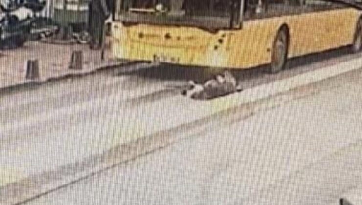 Beyoğlu’nda İETT otobüsünün çarptığı kadın ağır yaralandı