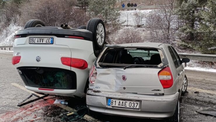 Bolu’da zincirleme kaza: 12 araç birbirine girdi