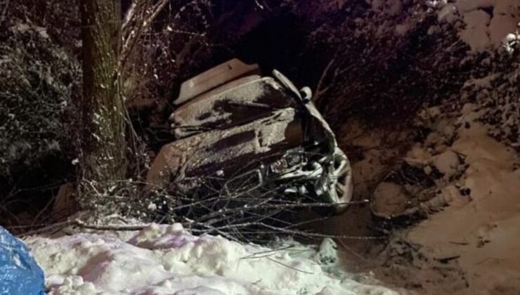 Bursa’da lüks araç dere yatağına uçtu: 1 ölü, 3 yaralı