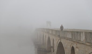 Edirne’den sis manzaraları