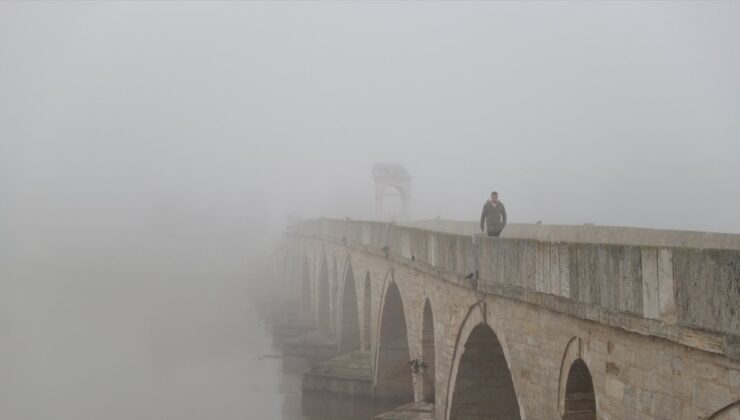 Edirne’den sis manzaraları