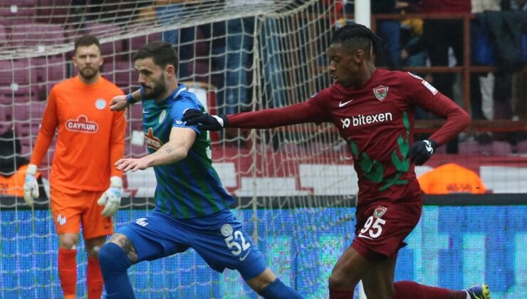 Hatayspor, Rizespor’la golsüz berabere kaldı