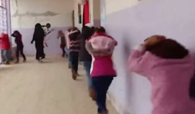 İdlib’li öğrencileri saldırıdan korumak için erken uyarı sistemi kuruldu