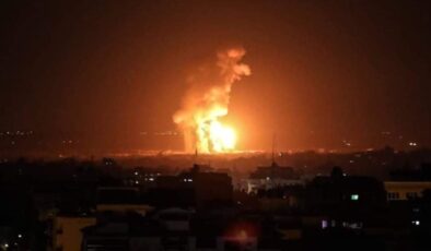 İsrail’den Gazze Şeridi’ne hava saldırısı