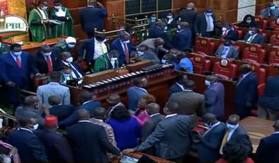 Kenya’da milletvekillerinin yumruk yumruğa kavgası