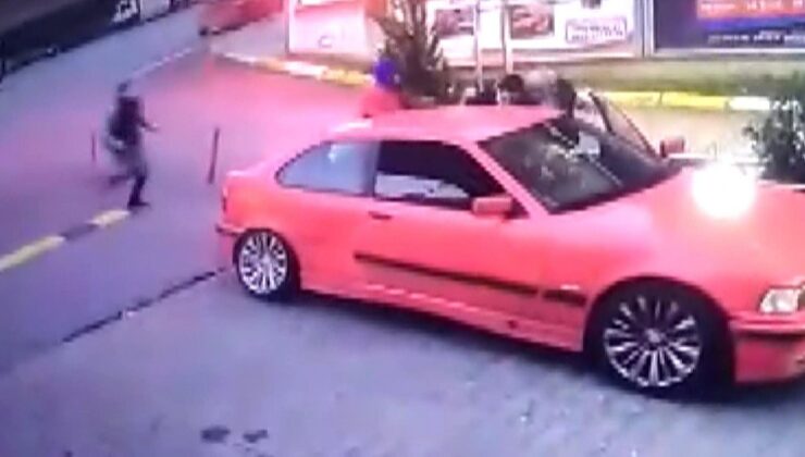 Küçükçekmece’de site girişinde ters yön kavgası