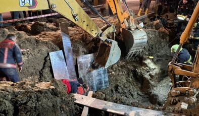 Manisa’da toprak altında kalan işçi hayatını kaybetti