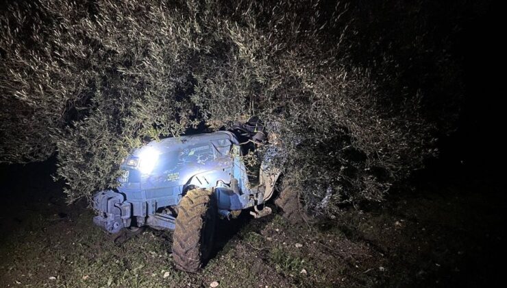 Manisa’da traktör ile ağaç arasına sıkışan çiftçi hayatını kaybetti 