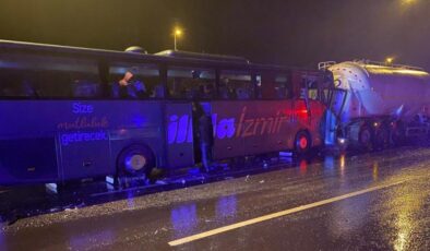 Mersin TEM Otoyolu’nda zincirleme kaza: 13 yaralı