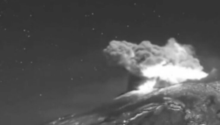 Popocatepetl Yanardağı 24 saat içinde ikinci kez patladı