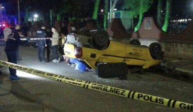 Şanlıurfa’da taksi takla attı: 1 ölü 6 yaralı