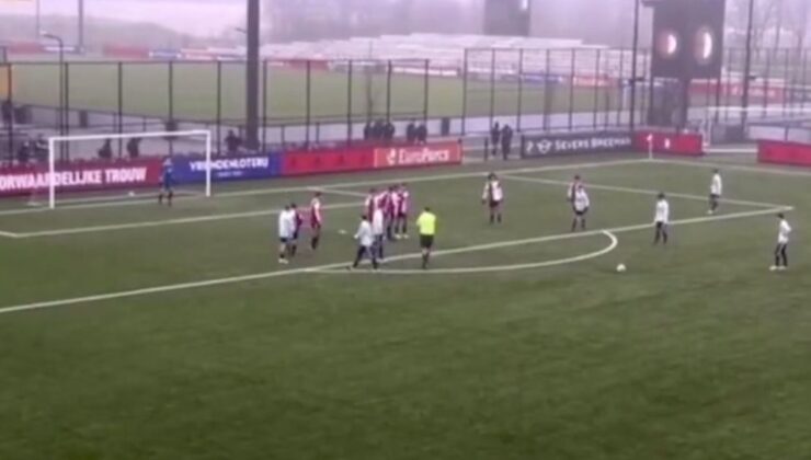 Van Persie’nin oğlundan klas frikik golü