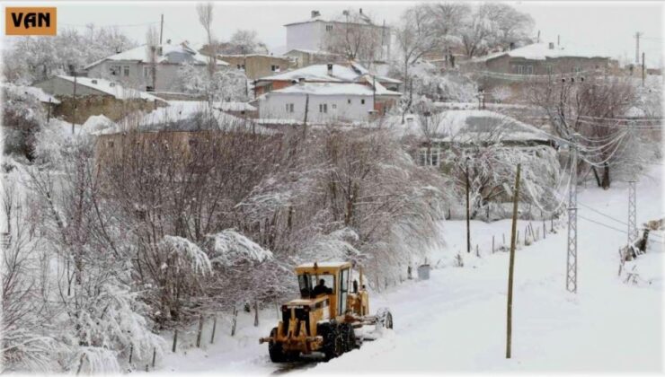 Van’da 94 yerleşim yerinin yolu ulaşıma kapandı