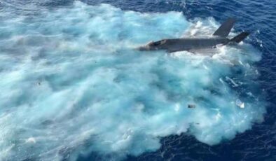 ABD, düşen F-35 uçağını çıkarmak için çalışmalara başladı