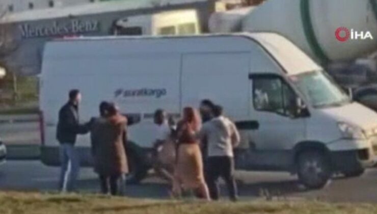 Esenyurt’ta taksici ile yabancı uyruklu yolcu arasında kavga