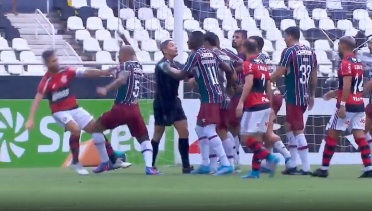 Felipe Melo ve Diego Ribas maçta birbirine girdi