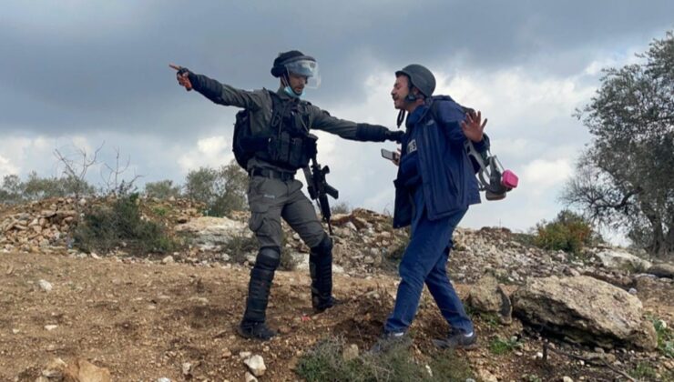 İsrail askerleri, AA ekibine saldırdı