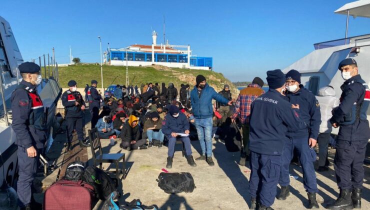 İzmir’de, 226 kaçak göçmen ile 10 organizatör yakalandı