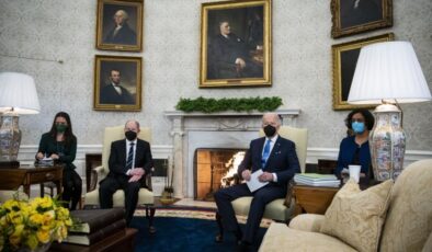 Joe Biden,  Almanya Başbakanı Scholz ile görüştü