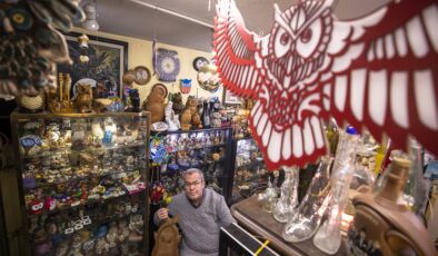 Koleksiyoner Ahmet Çomak, 45 yılda onlarca baykuş firügü topladı