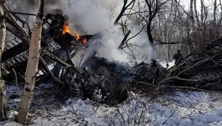 Rusya’da nakliye uçağı düştü