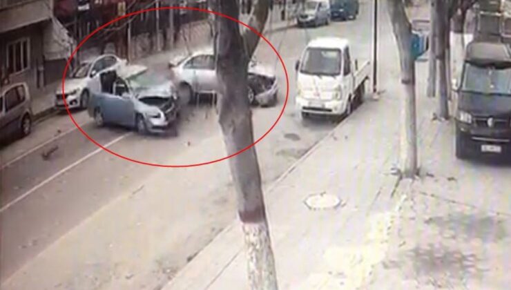 Tekirdağ’da hatalı dönüş kazayı beraberinde getirdi