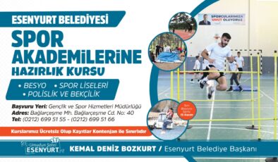 SPOR AKADEMİSİNDEN YÜZDE YÜZ BAŞARI