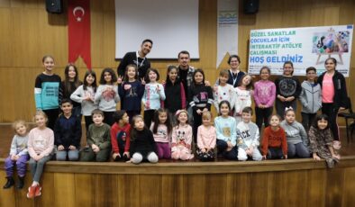 İnteraktif atölye çalışmalarında hem eğlendiler hem de öğrendiler