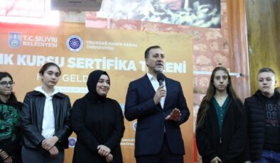 SİLİVRİ BELEDİYESİNİN ARICILIK KURSUNDA SERTİFİKA HEYECANI YAŞANDI