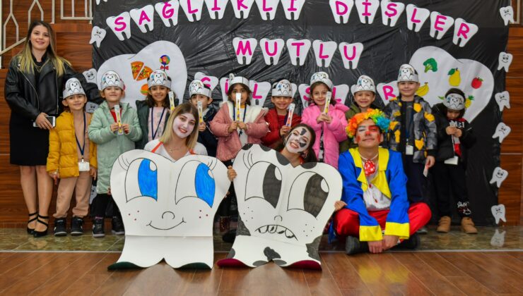 MİNİKLERE DİŞ SAĞLIĞININ ÖNEMİ ANLATILDI